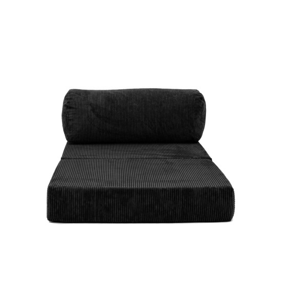 Leżanka II NESTI Czarny Sztruks