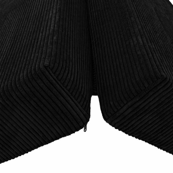 Leżanka II NESTI Czarny Sztruks