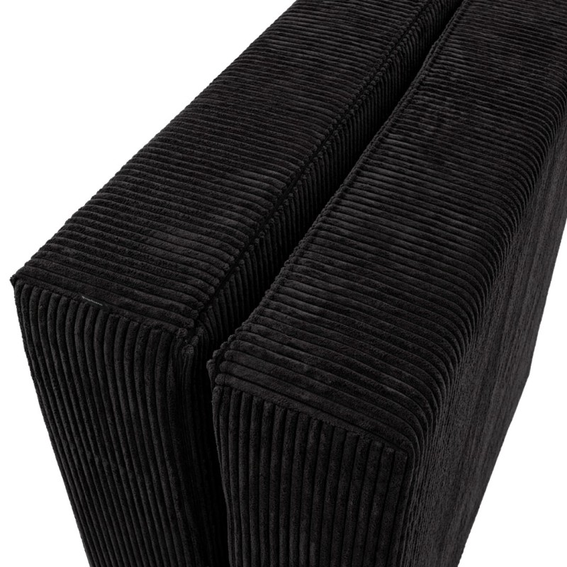 Leżanka II NESTI Czarny Sztruks