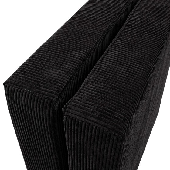 Leżanka II NESTI Czarny Sztruks