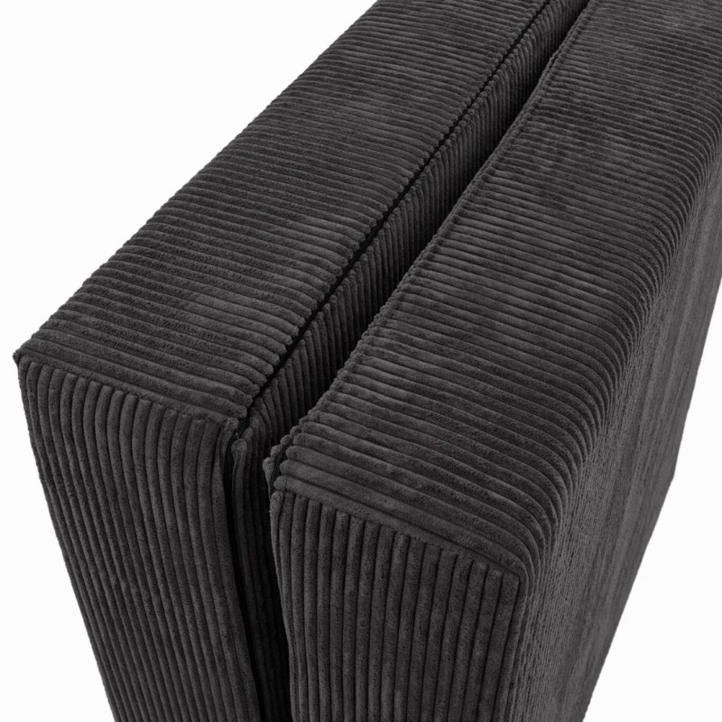 Leżanka II NESTI Ciemnoszary Sztruks