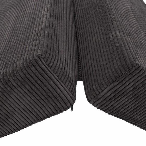 Leżanka II NESTI Ciemnoszary Sztruks