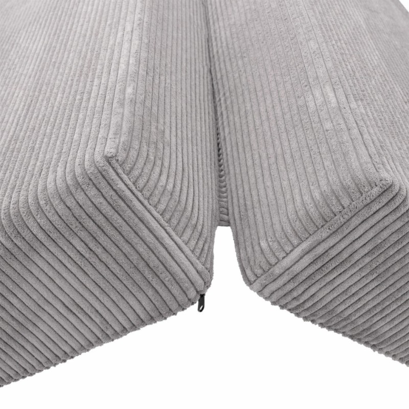 Leżanka II NESTI Jasnoszary Sztruks