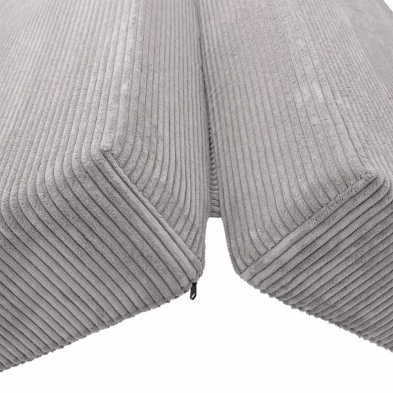 Leżanka II NESTI Jasnoszary Sztruks