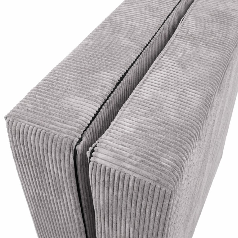 Leżanka II NESTI Jasnoszary Sztruks