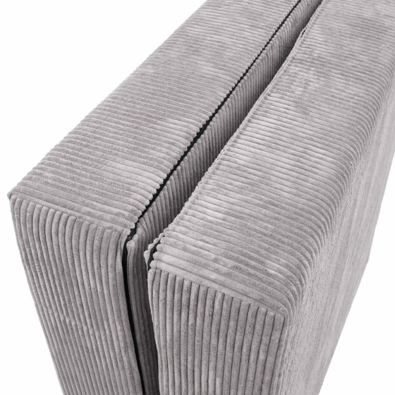 Leżanka II NESTI Jasnoszary Sztruks