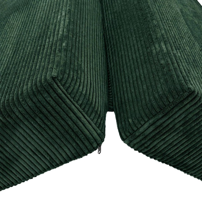 Leżanka II NESTI Sztruks Butelkowa Zieleń