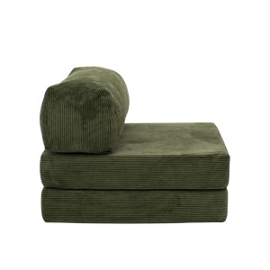 Leżanka I NESTI Zielony Sztruks