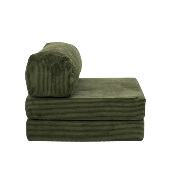 Leżanka I NESTI Zielony Sztruks