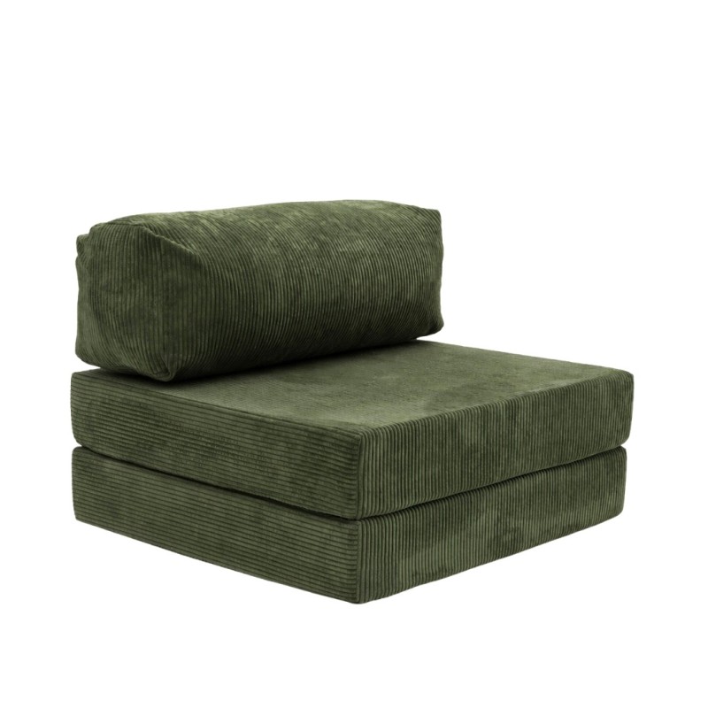 Leżanka I NESTI Zielony Sztruks