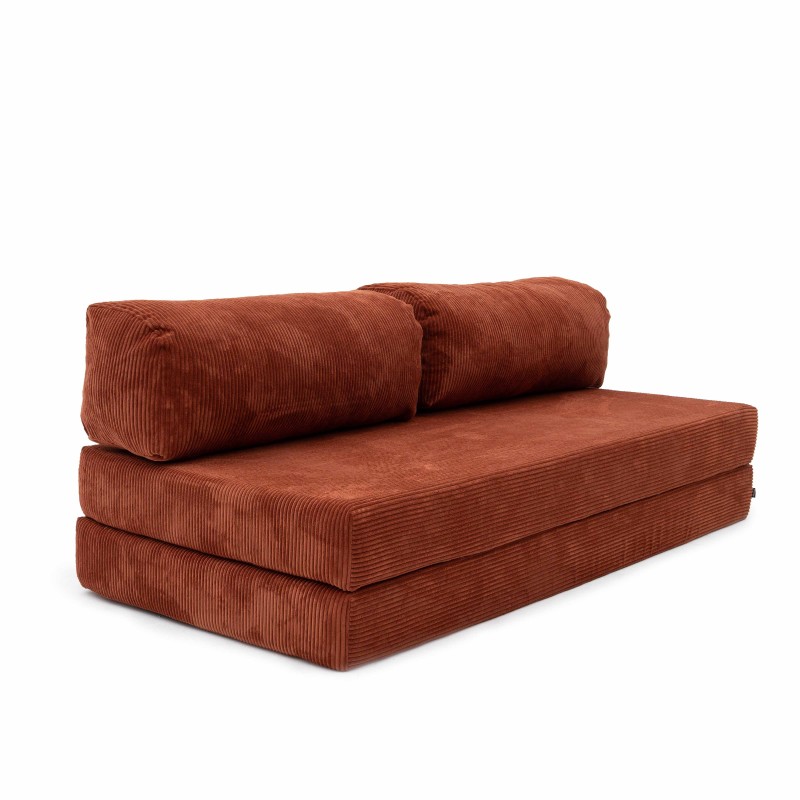 Sofa 3-osobowa NESTI Ceglasty Sztruks