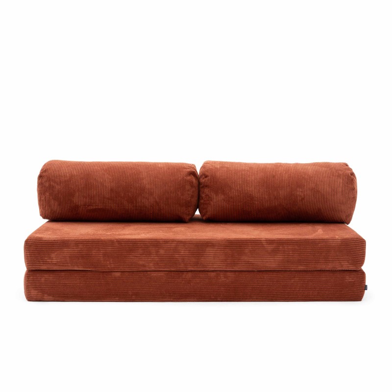 Sofa 3-osobowa NESTI Ceglasty Sztruks