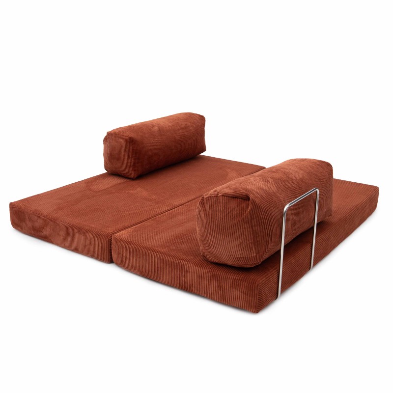 Sofa 3-osobowa NESTI Ceglasty Sztruks