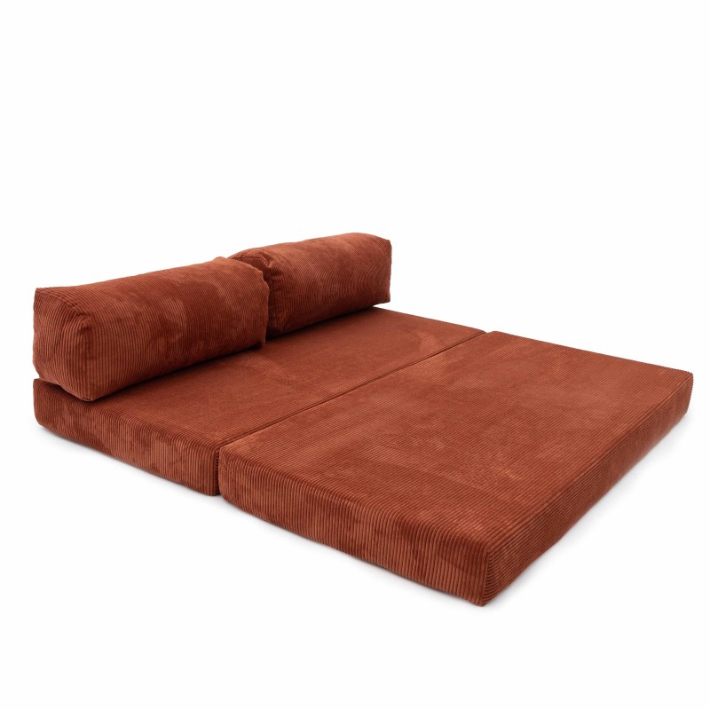 Sofa 3-osobowa NESTI Ceglasty Sztruks