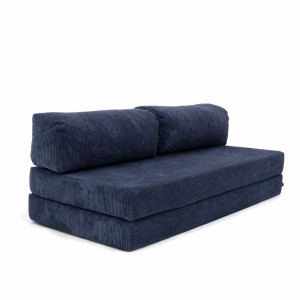 Sofa 3-osobowa NESTI Granatowy Sztruks