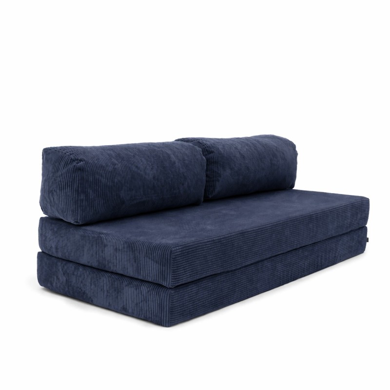 Sofa 3-osobowa NESTI Granatowy Sztruks