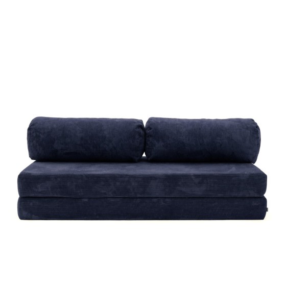 Sofa 3-osobowa NESTI Granatowy Sztruks