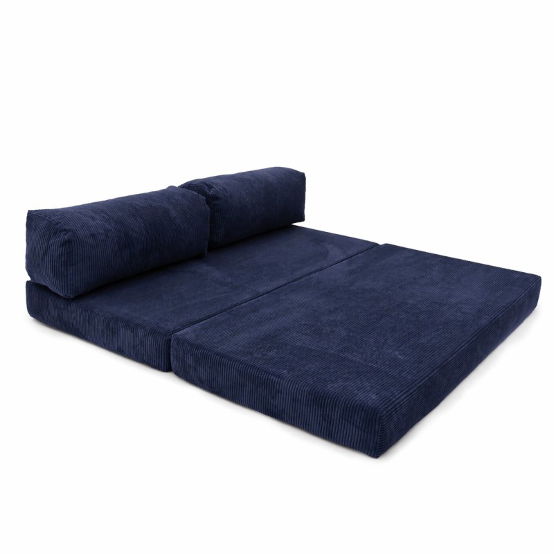 Sofa 3-osobowa NESTI Granatowy Sztruks