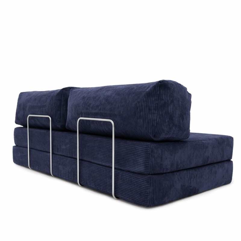 Sofa 3-osobowa NESTI Granatowy Sztruks