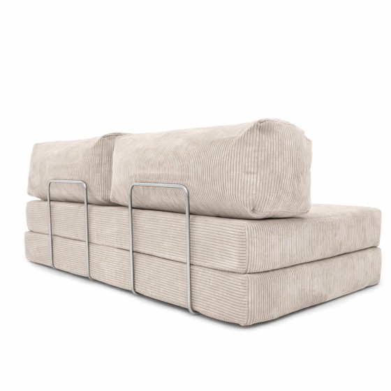 Sofa 3-osobowa NESTI Beżowy Sztruks