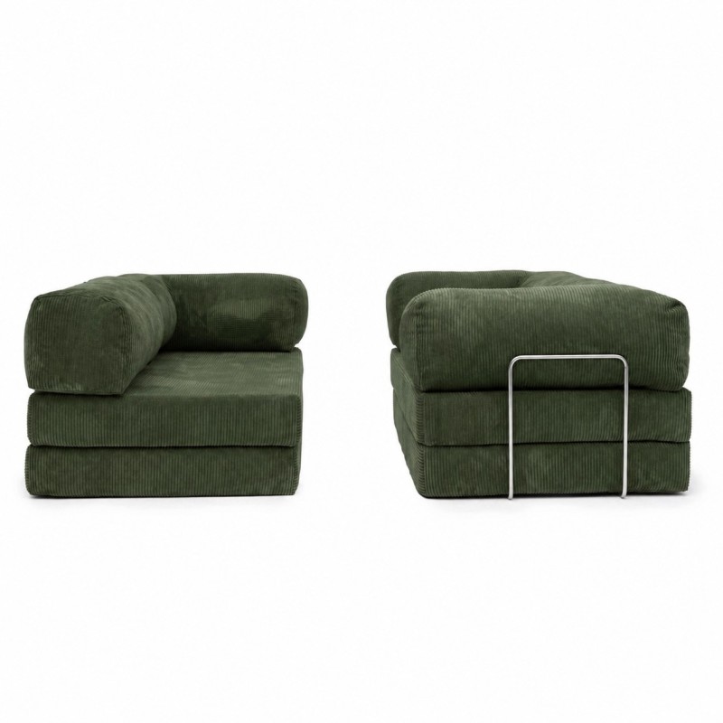 Narożnik 3-osobowy NESTI III Zielony Sztruks