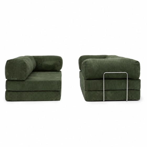 Narożnik 3-osobowy NESTI III Zielony Sztruks