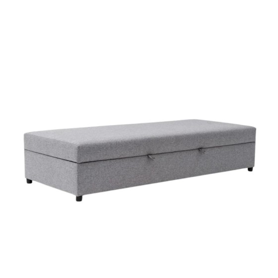 Tapczan Jednoosobowy Dla Dziecka FENIKS 80x180 Łóżko z Pojemnikiem Szary