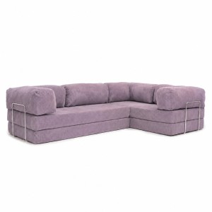 Narożnik 3-osobowy NESTI III Fioletowy Sztruks