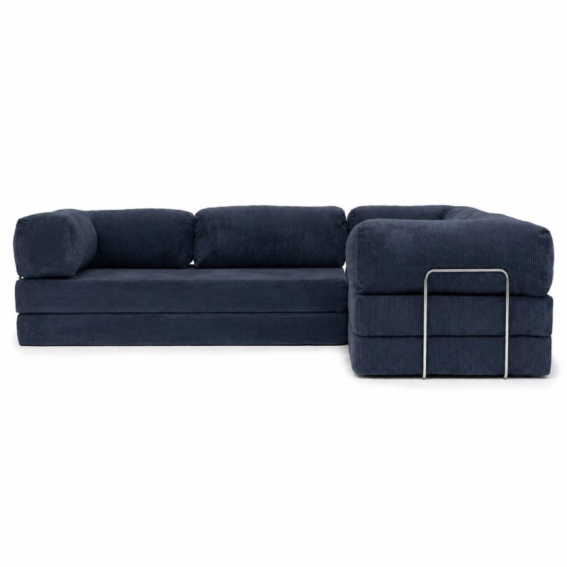 Narożnik 3-osobowy NESTI III Granatowy Sztruks