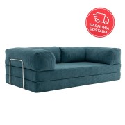 Sofa 2-osobowa NESTI Turkusowy Sztruks