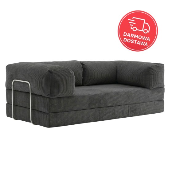 Sofa 2-osobowa NESTI Szary Sztruks