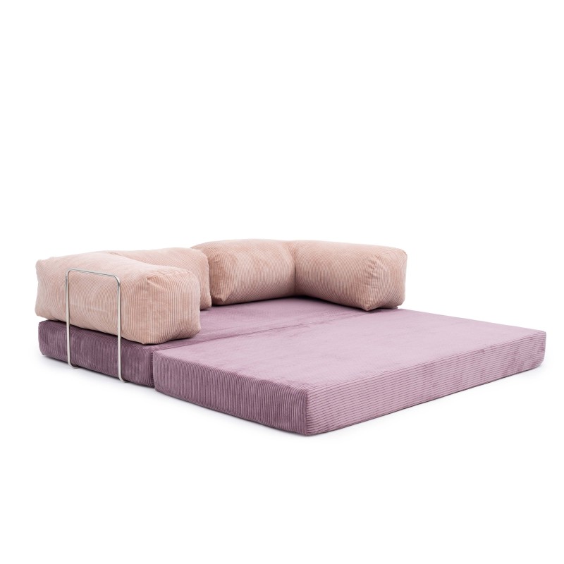 Sofa 2-osobowa NESTI Twins color - Fioletowy Sztruks