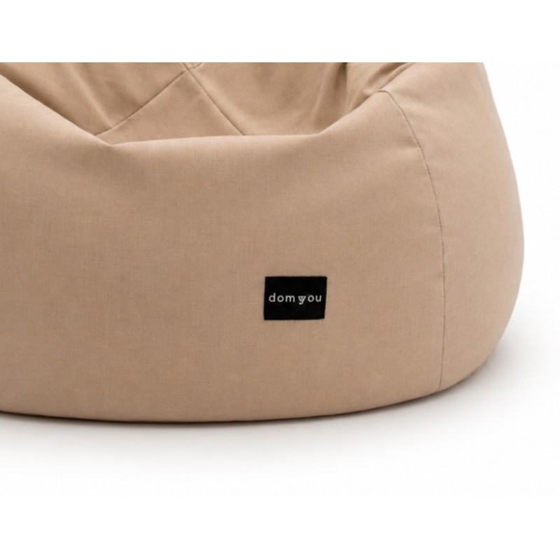Pufa Worek Beżowa Na Zewnątrz PREMIUM NEST XL