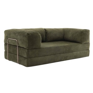 Sofa 2-osobowa NESTI Zielony Sztruks - elegancka i wygodna | Domyou