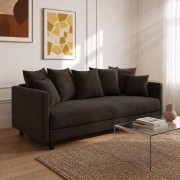 Sofa 3-osobowa z Pojemnikiem LUMI Ciemnoszary Sofotapczan