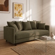 Sofa 3-osobowa z Pojemnikiem LUMI Zielony Sofotapczan