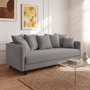 Sofa 3-osobowa z Pojemnikiem LUMI Szary Sofotapczan