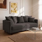 Sofa 3-osobowa z Pojemnikiem LUMI Ciemnoszary Sofotapczan
