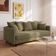 Sofa 3-osobowa z Pojemnikiem LUMI Zielony Sofotapczan