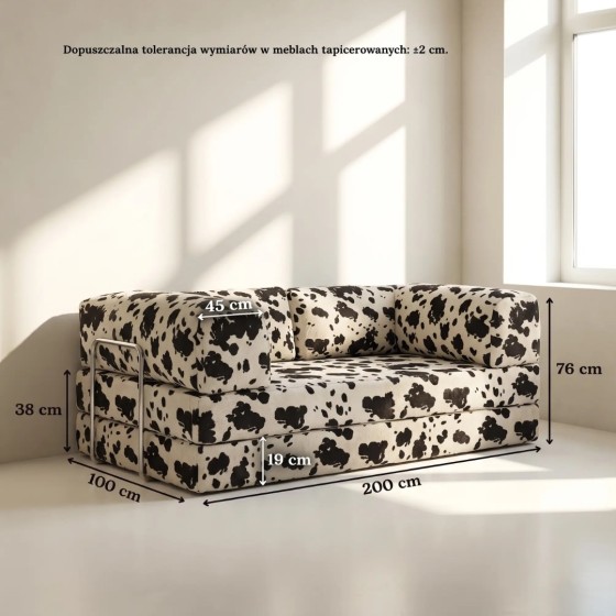 Sofa 2-osobowa NESTI Sztruksowa - Moo konfigurator