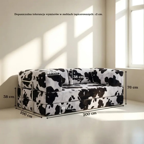 Sofa 2-osobowa NESTI Animals - Moo konfigurator