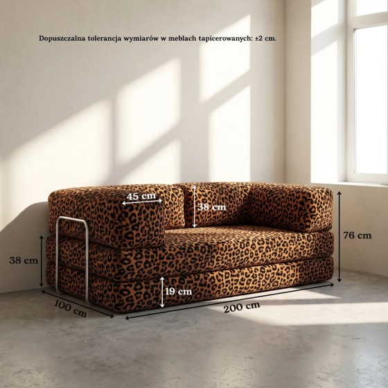 Sofa 2-osobowa NESTI - Wild konfigurator