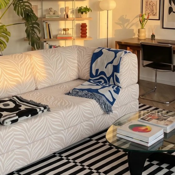 Sofa 2-osobowa NESTI - Zebra konfigurator