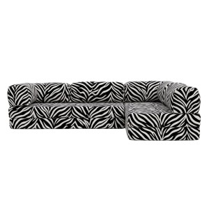 Narożnik 3-osobowy NESTI II - zebra konfigurator