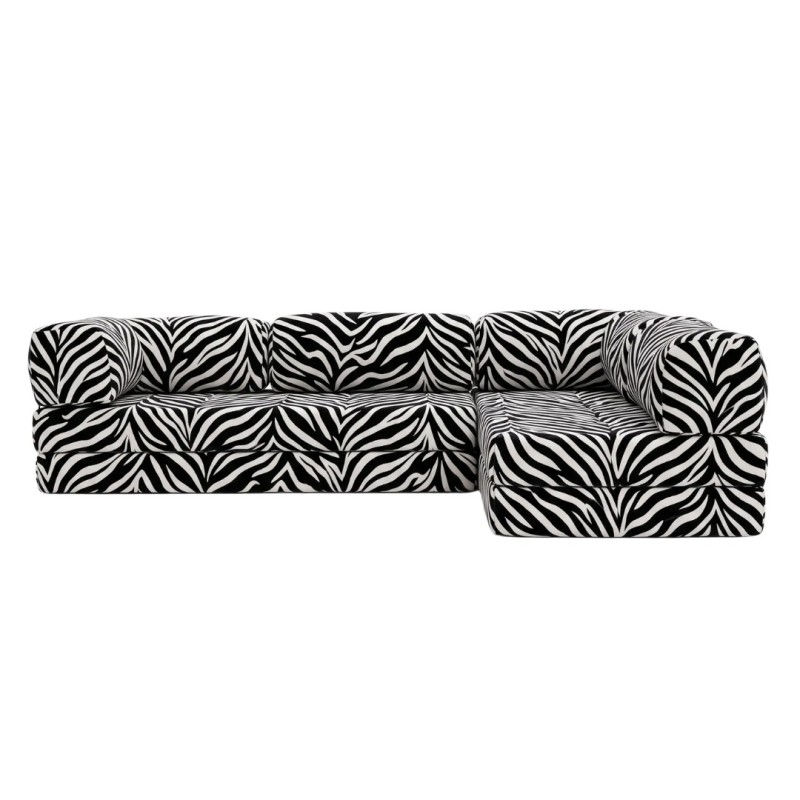 Narożnik 3-osobowy NESTI II - zebra konfigurator