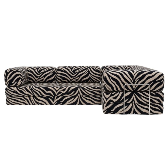 Narożnik 3-osobowy NESTI III - Zebra konfigurator