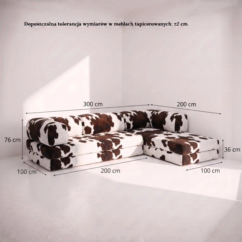 Narożnik 3-osobowy NESTI III - Moo konfigurator