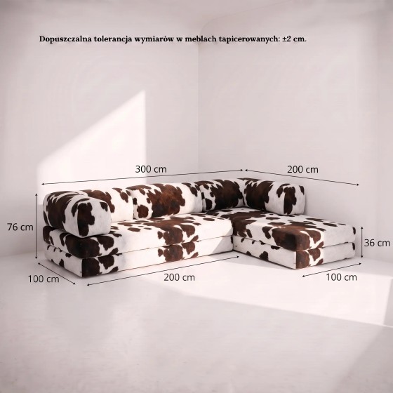 Narożnik 3-osobowy NESTI III - Moo konfigurator