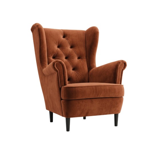 Fotel uszak w stylu glamour - Domyou
