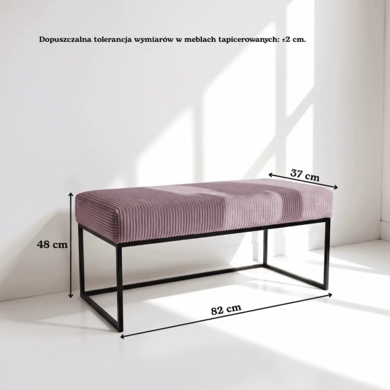 Ławka Loft LOFTI Fioletowa